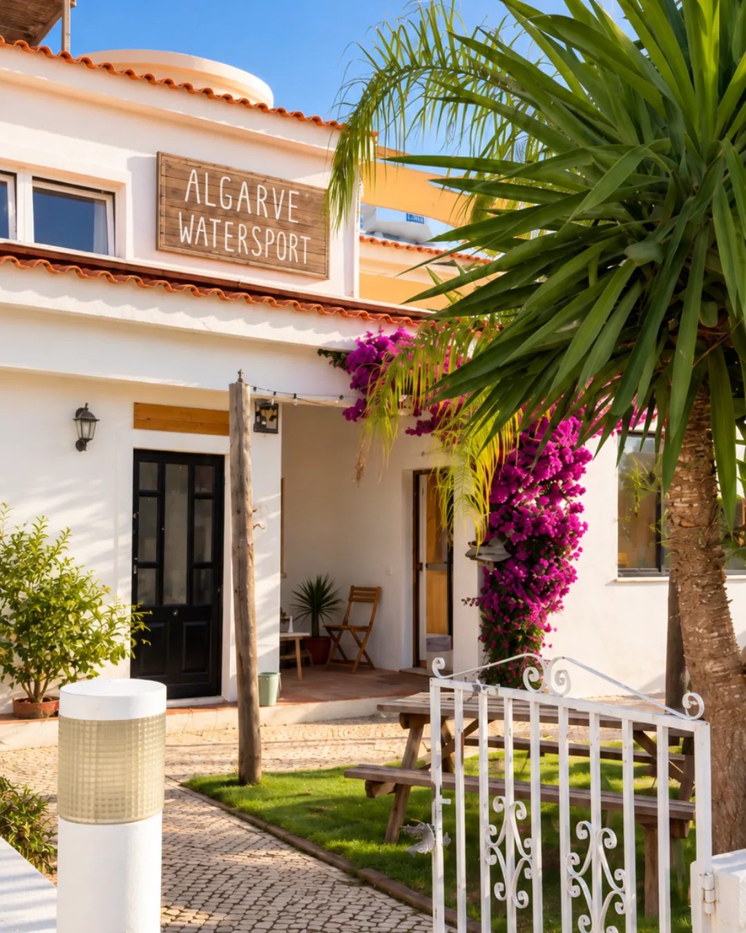 Entrada de Algarve Watersport, Lagos, Portugal